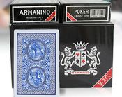 Barre invisible originale de cartes de jeu de l'Italie Armanino - codes et inscriptions de postérieur jouant