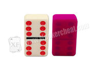 Dominos marqués blancs pour les verres de contact UV, jeux de dominos, jouant