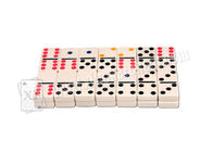Dominos marqués blancs pour les verres de contact UV, jeux de dominos, jouant