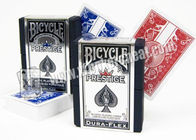 Allez à vélo les cartes de jeu d'étalon or de prestige/100 cartes de jeu en plastique