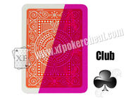 Le plastique 4-Side de Modiano le Texas Holdem a marqué des cartes de jeu pour les verres de contact UV