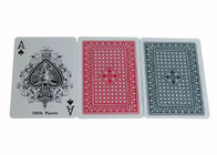 Les cartes de tisonnier marquées par plastique royal de Taïwan, se fanent les cartes de jeu de fraude résistantes
